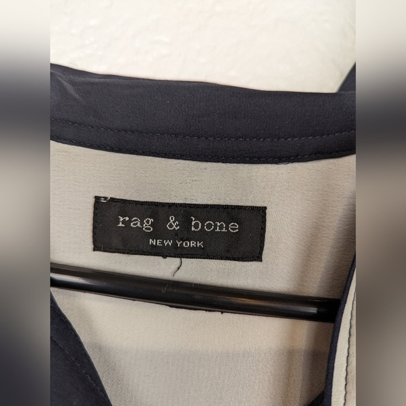 Rag & Bone Silk Striped Arc Dress - Picture 2 of 5